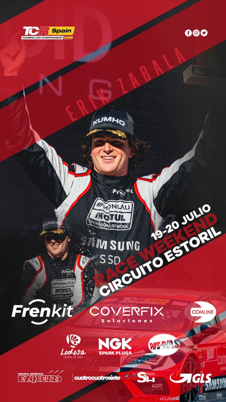 Erik Zabala disputar&aacute; en Estoril la segunda ronda del TCR Spain